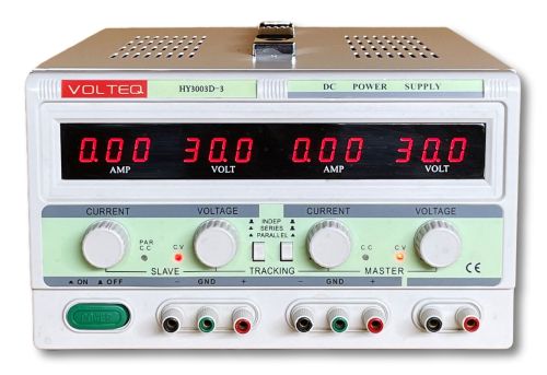 HY3003D-3 Triple Output Variable Regulated Power Supply 0-30V DC, 0-3A